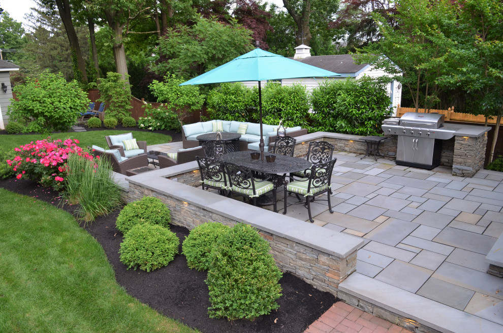 Two level patio living Traditional Patio Philadelphia by
