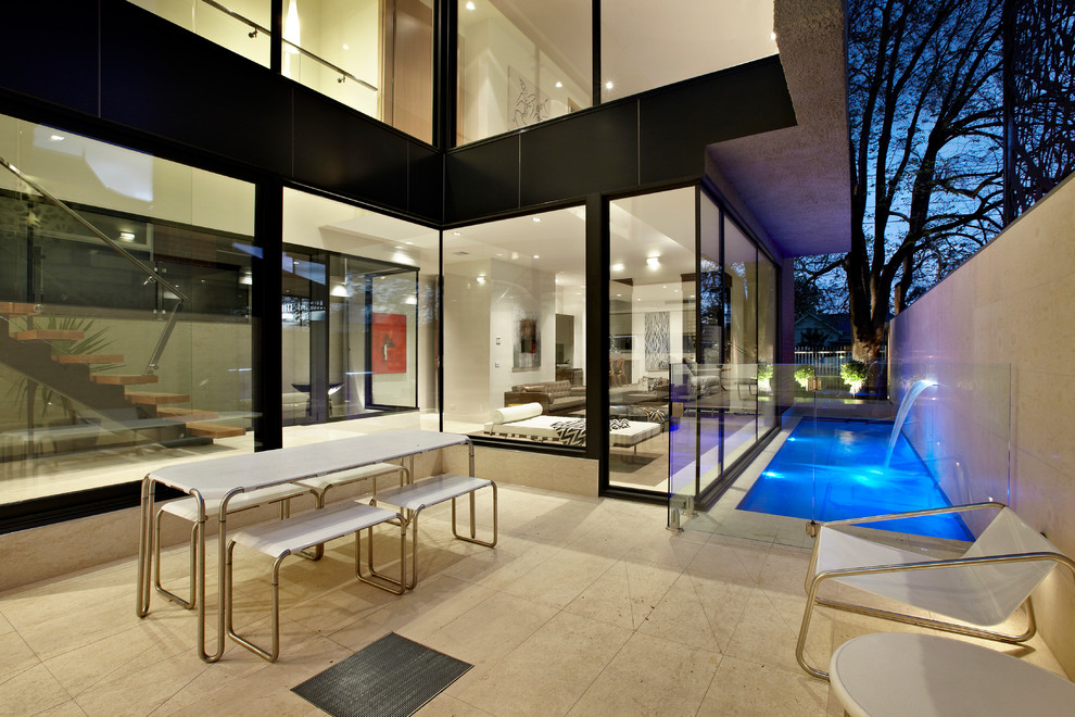 Example of a trendy patio design in Melbourne