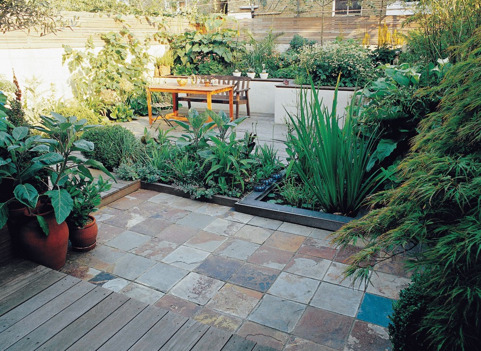 This is an example of a contemporary patio in Hampshire.