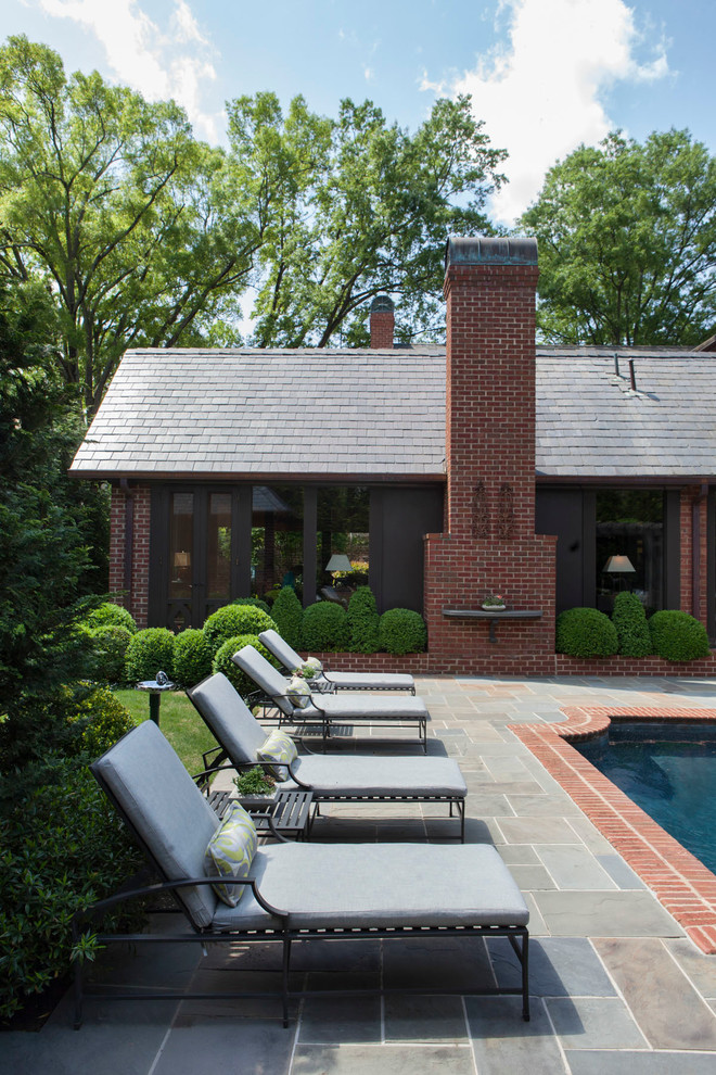 Inspiration for a contemporary patio remodel in Charlotte