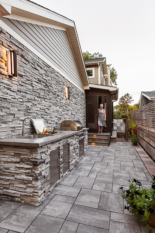 Urban Patio Contemporary Patio Detroit by Angelini and