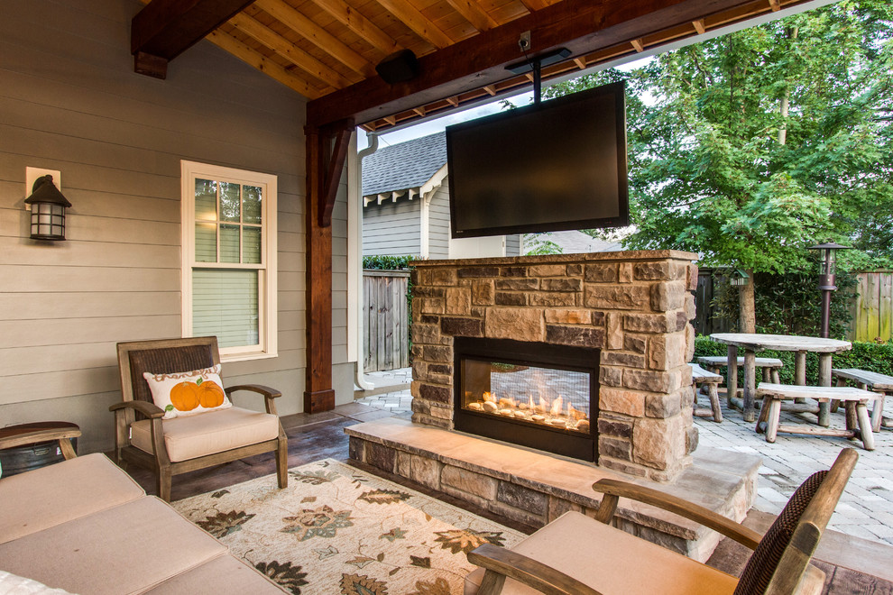 Vanderbilt / West End Covered Patio / Pool House Rustic Patio