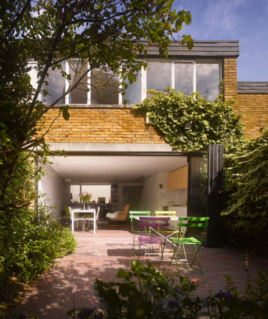 Vauxhall House Contemporary Patio London by Dominic McKenzie