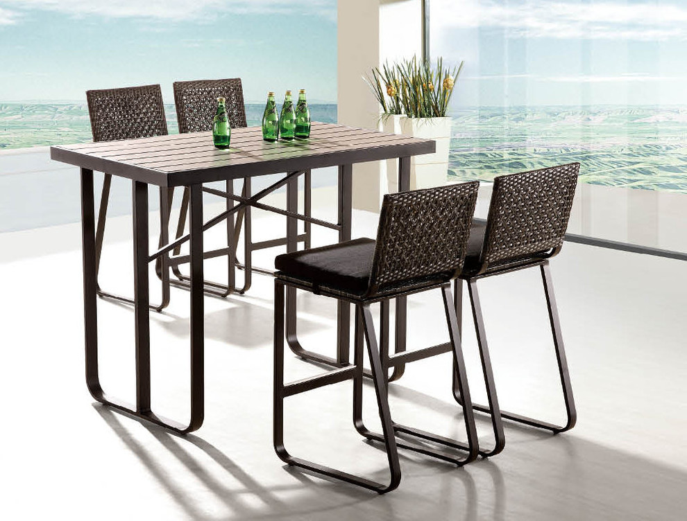 Vercelli Bar Set by Babmar Contemporary Patio San Diego by