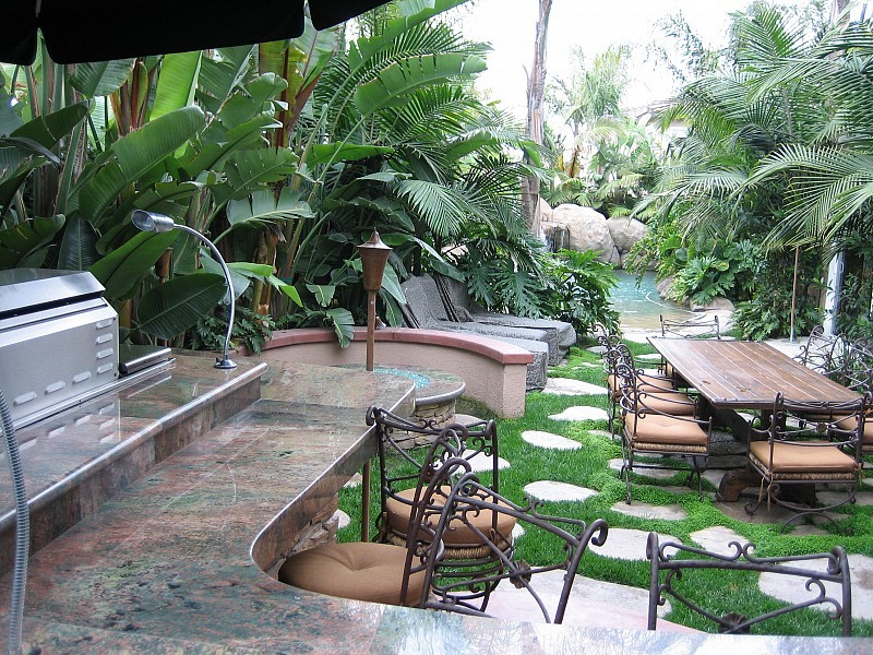 Foto di un patio o portico tropicale