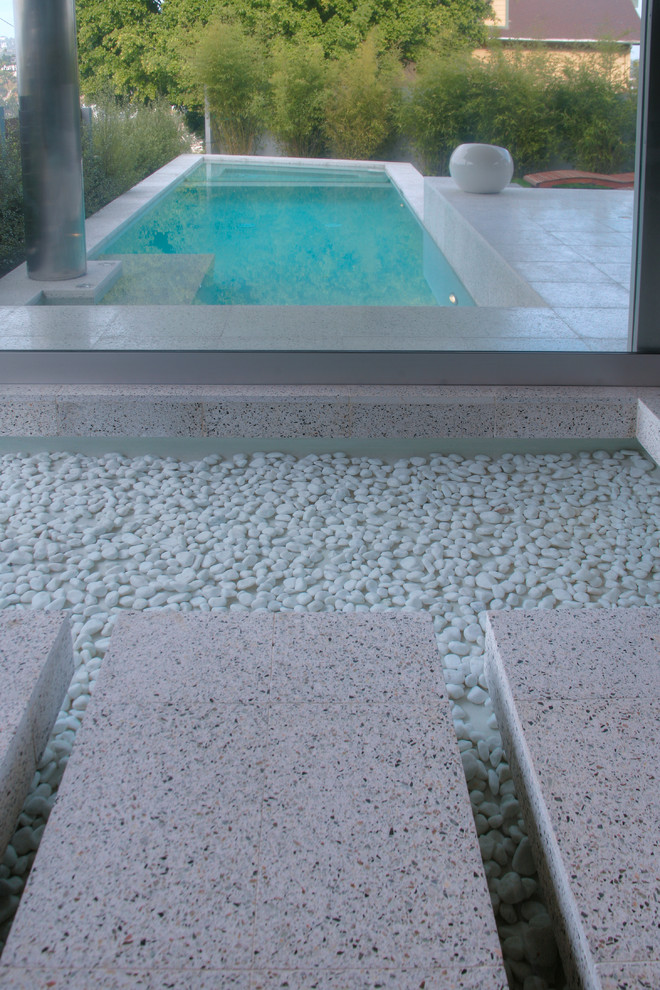 Verona Terrazzo Modern Patio Los Angeles by SOLI Architectural