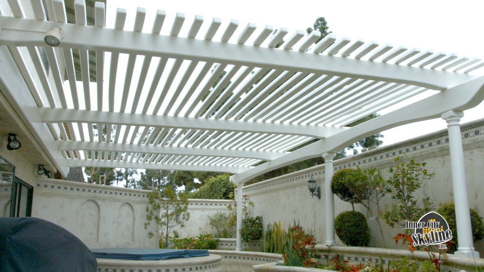 Vinyl Patio Cover lattice patio cover Craftsman Patio Los Angeles