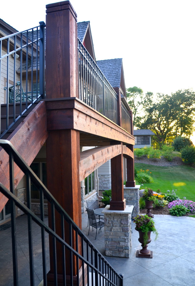 Waconia Lakeside Home Contemporary Patio Minneapolis by AMEK