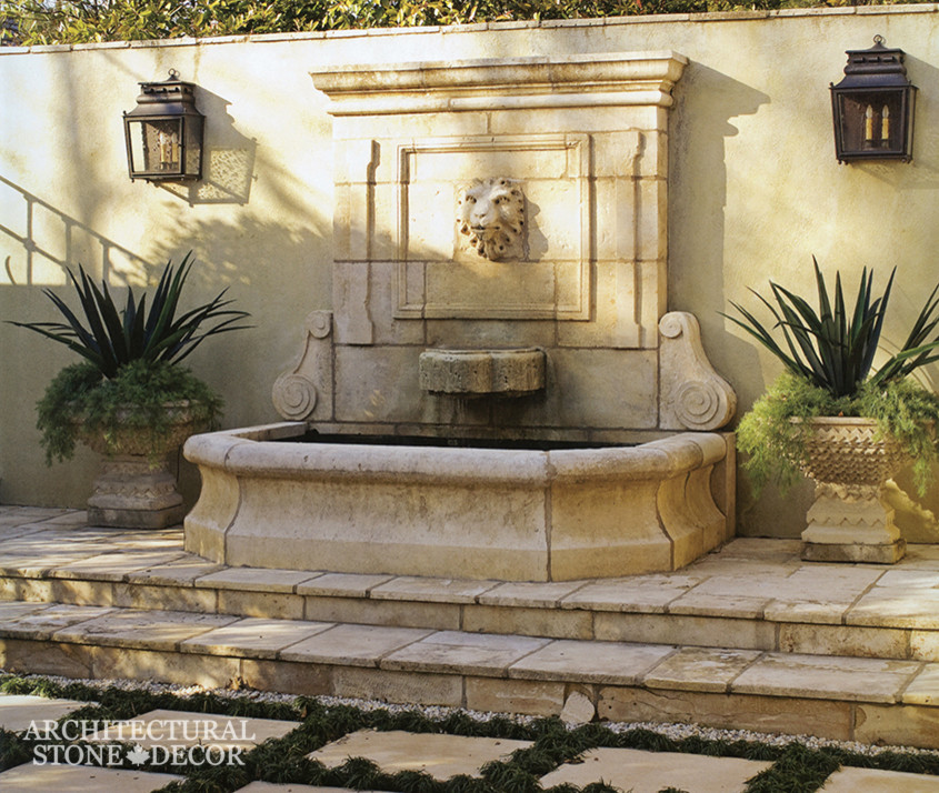 Wall Fountains out of Antique French, Mediterranean