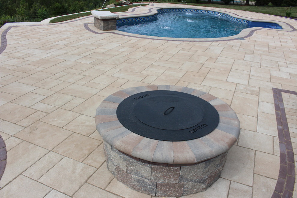 Wappingers Falls Poolscape Traditional Patio New York by