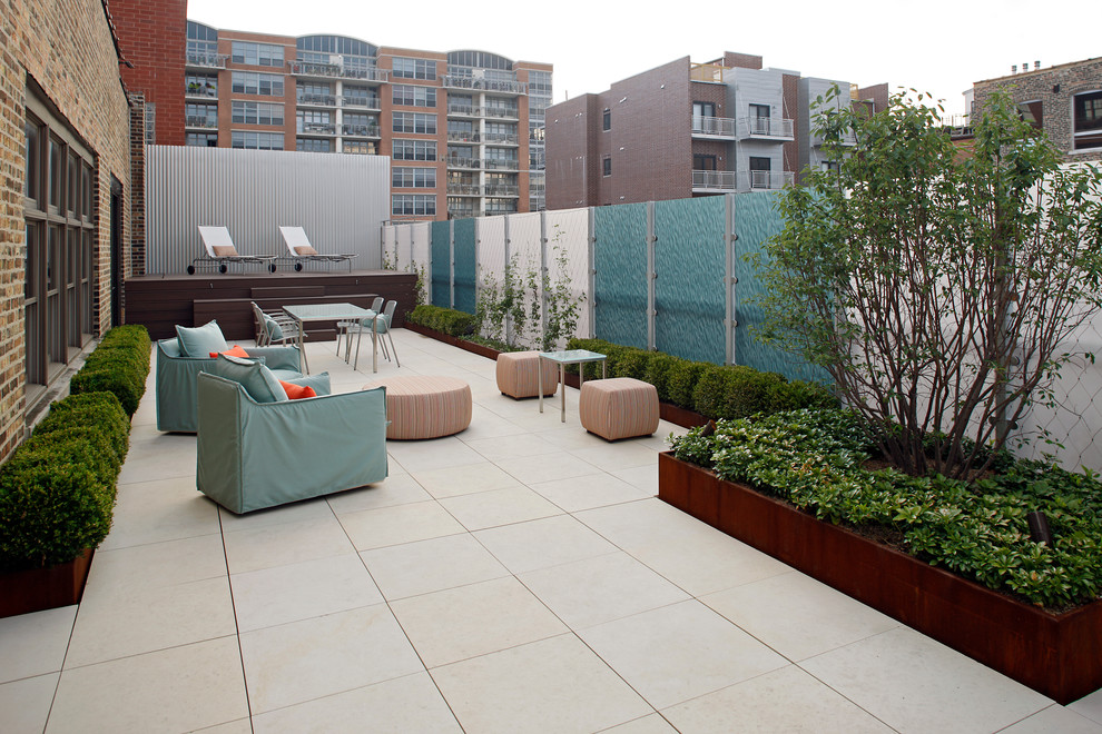Moderner Patio in Chicago