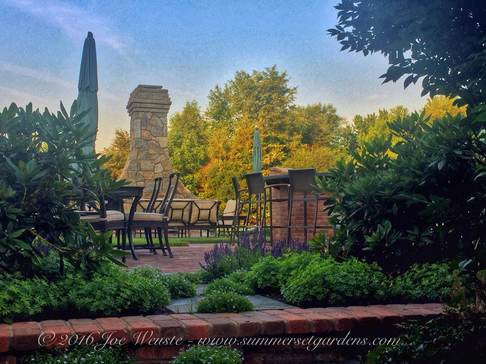 Warwick Valley back yard design Traditional Patio New York by