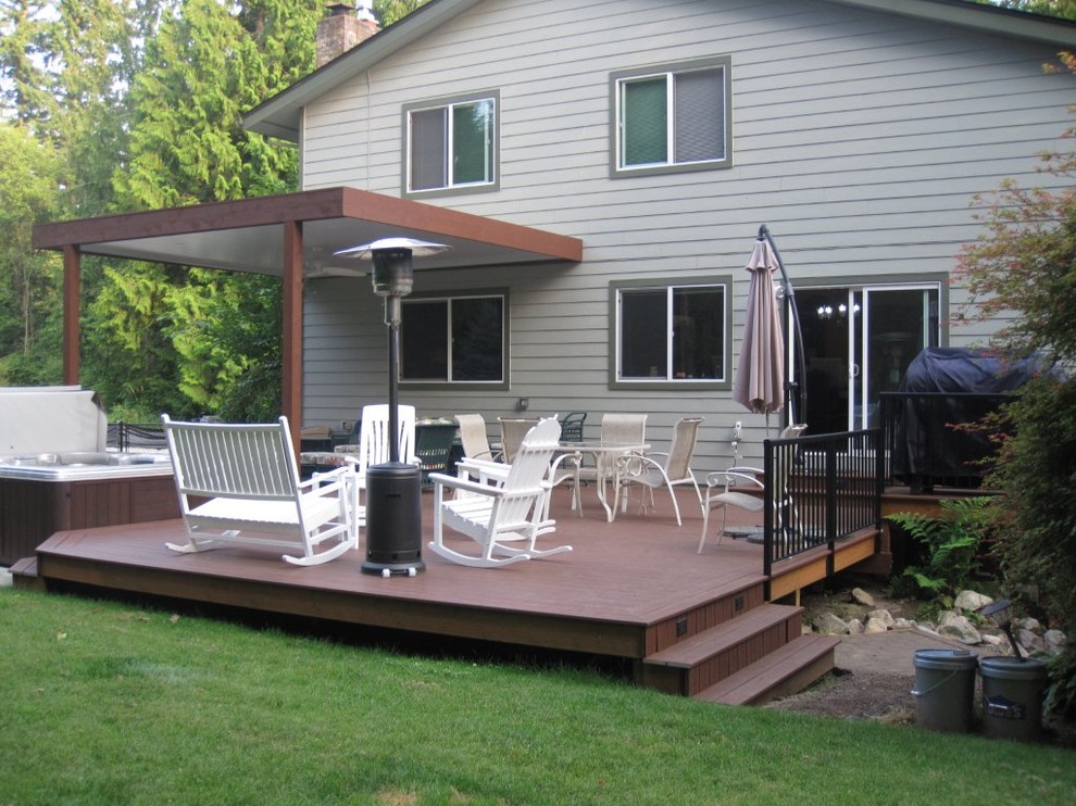 Waterproof Pergolas Modern Patio Seattle by PCF Construction