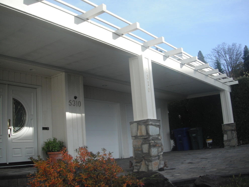 Waterproof Pergolas Modern Patio Seattle by PCF Construction