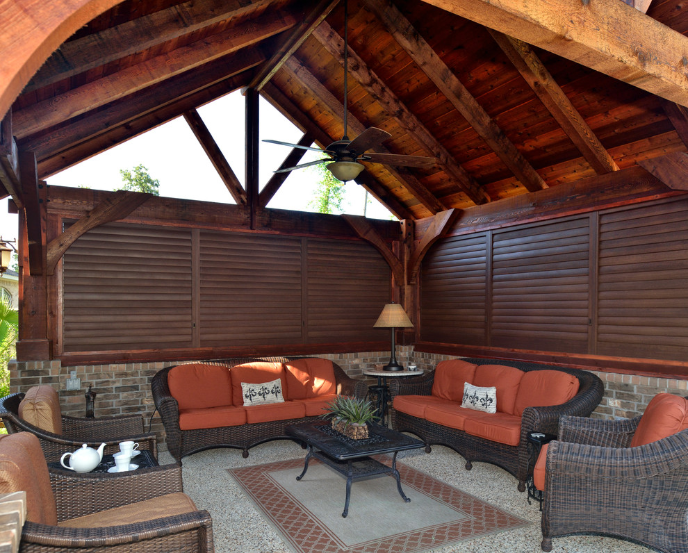 Weatherwell Elite Aluminum Shutters - Rustic - Patio - Dallas - by Next