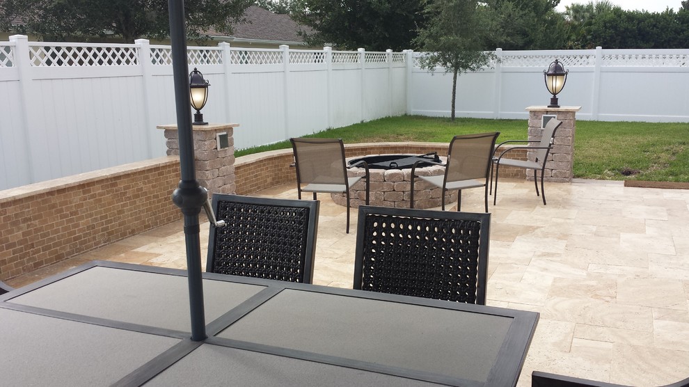 Wesley Chapel Traditional Patio Tampa by Outdoor Kitchen, Pool