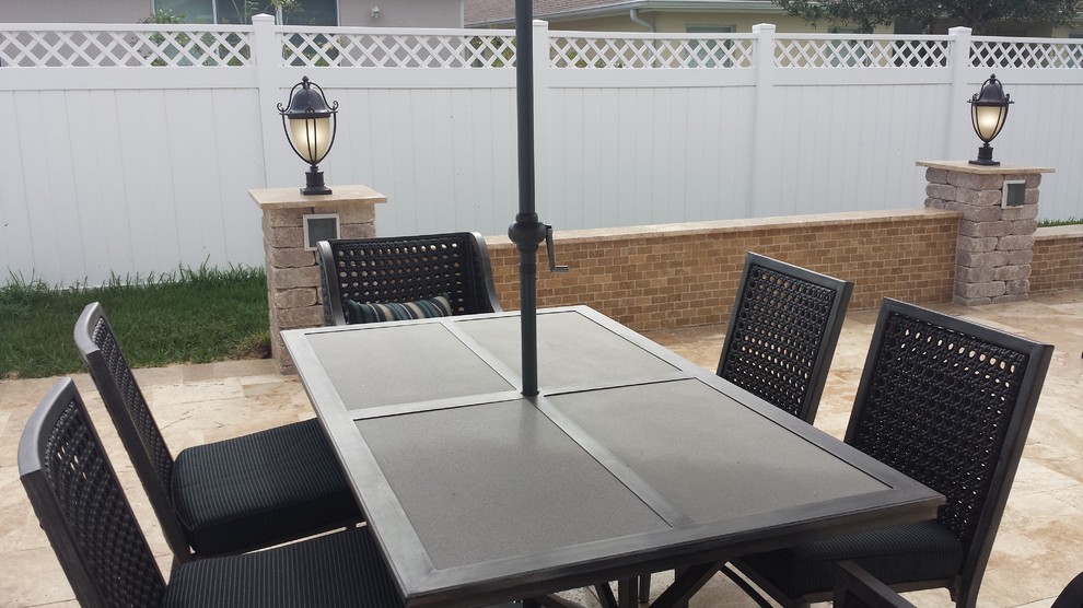 Wesley Chapel Traditional Patio Tampa by Outdoor Kitchen, Pool