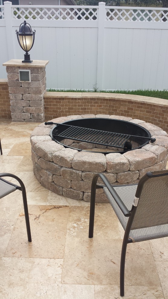 Wesley Chapel Traditional Patio Tampa by Outdoor Kitchen, Pool