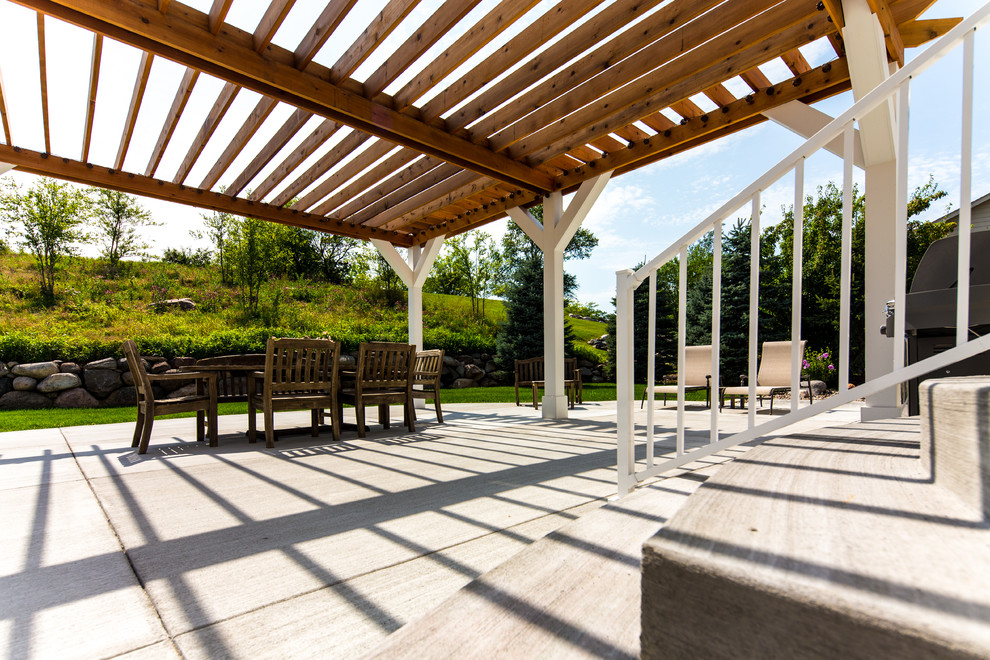 West Des Moines Custom Pergola Contemporary Patio Other by