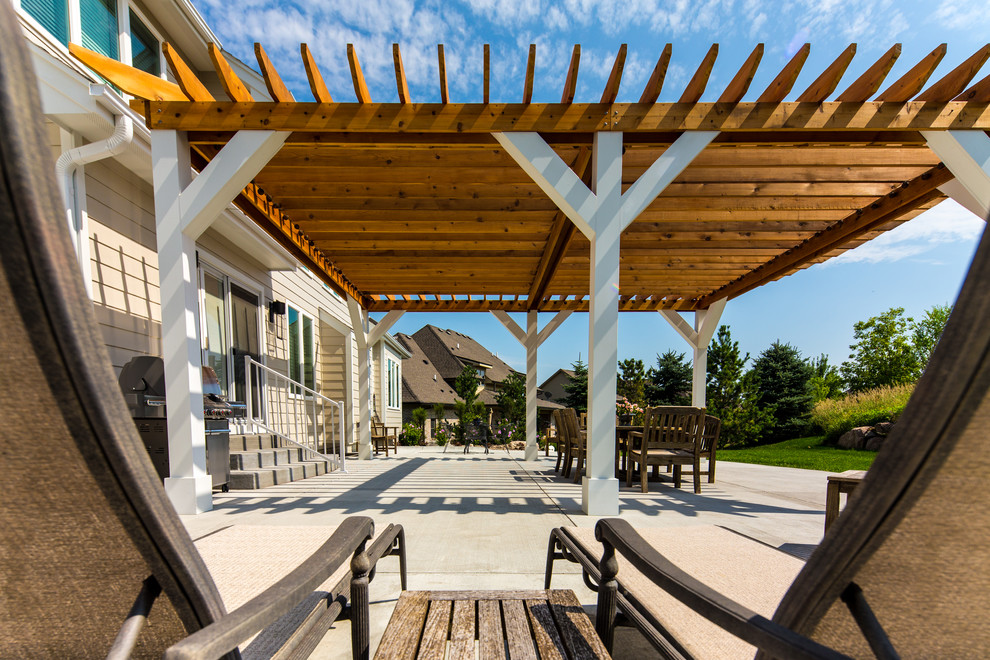 West Des Moines Custom Pergola Modern Patio Other by VanWeelden