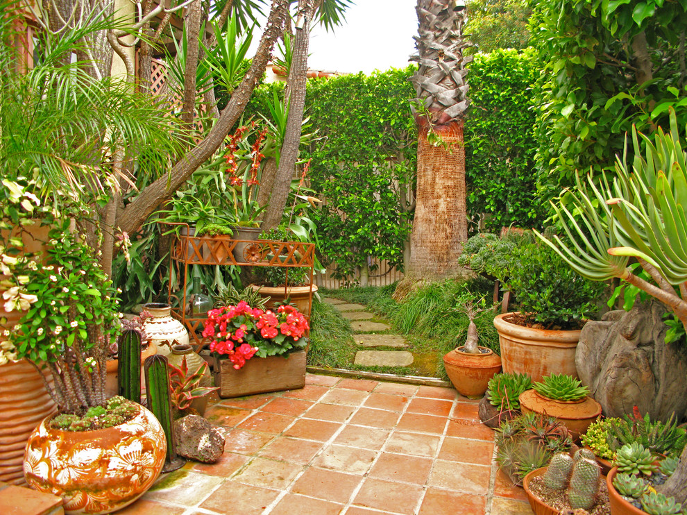 West Hollywood Boutique Garden Eclectic Patio Los Angeles by