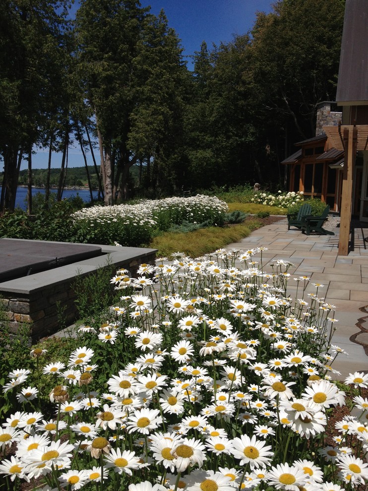 West Patio and Hot Tub Contemporary Patio Burlington by Linden