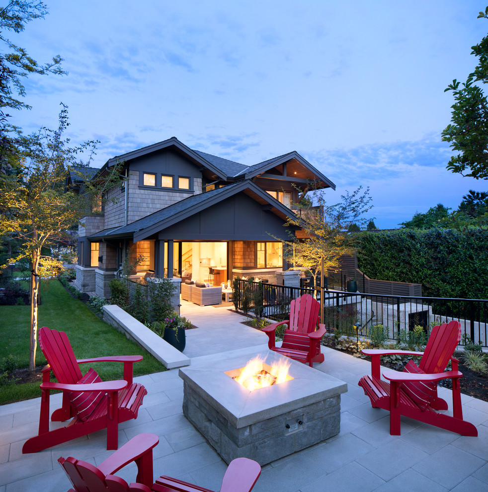 Inspiration for a craftsman patio remodel in Vancouver