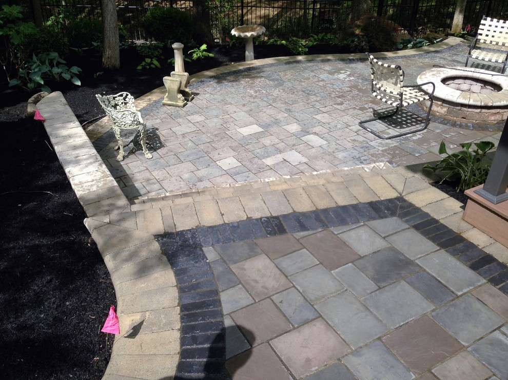 This is an example of a mediterranean patio in Columbus.