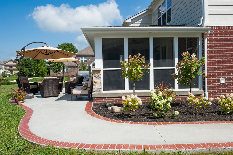 Westfield, IN Screened Patio & Outdoor Living Addition Traditional