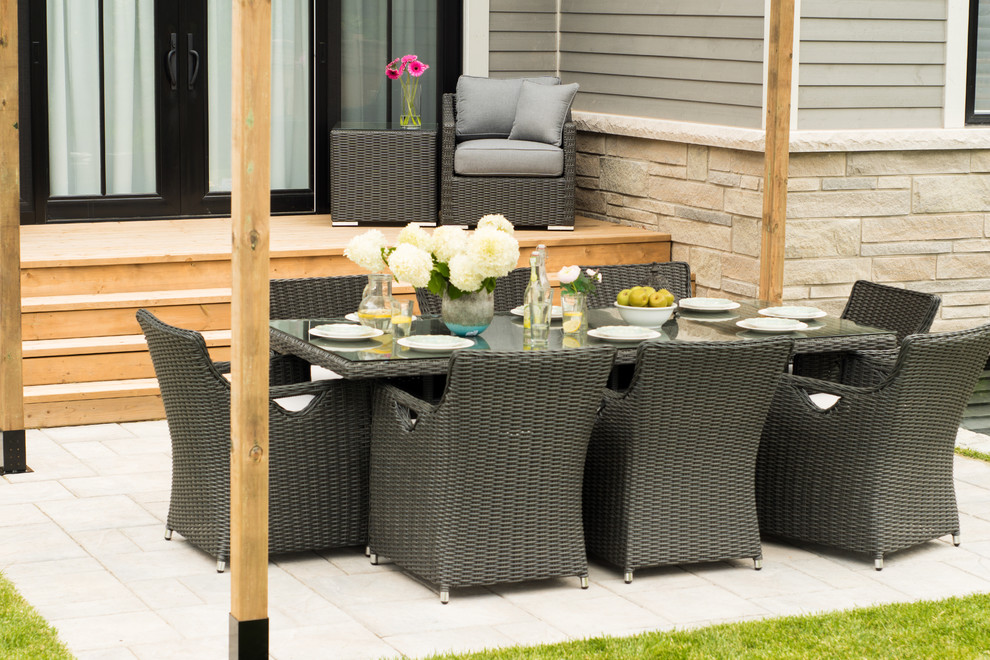 Westmount rectangular dining set Brad's house Patio Toronto by