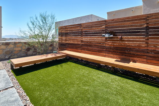 Westside El Paso Contemporary Outdoor Living - Contemporary - Patio