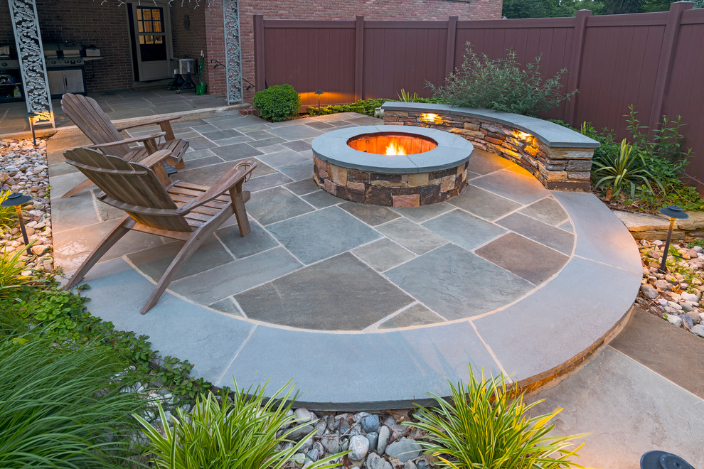 WetLaid Bluestone Patio Patio Wilmington by DiSabatino Landscaping and Tree Care Houzz