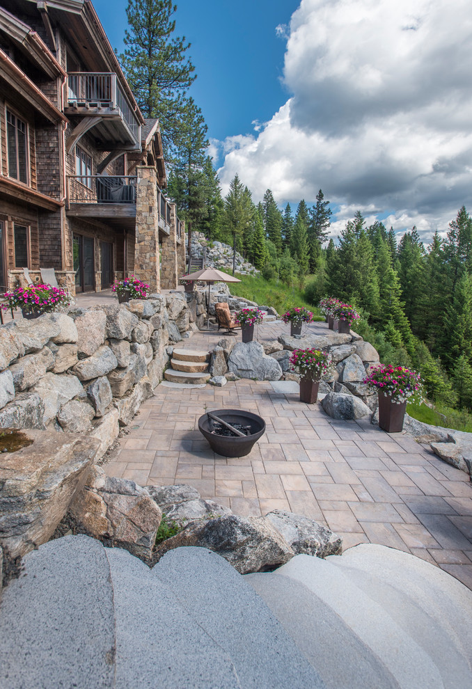 Whitetail Resort Residence McCall Idaho Rustic Patio Boise by
