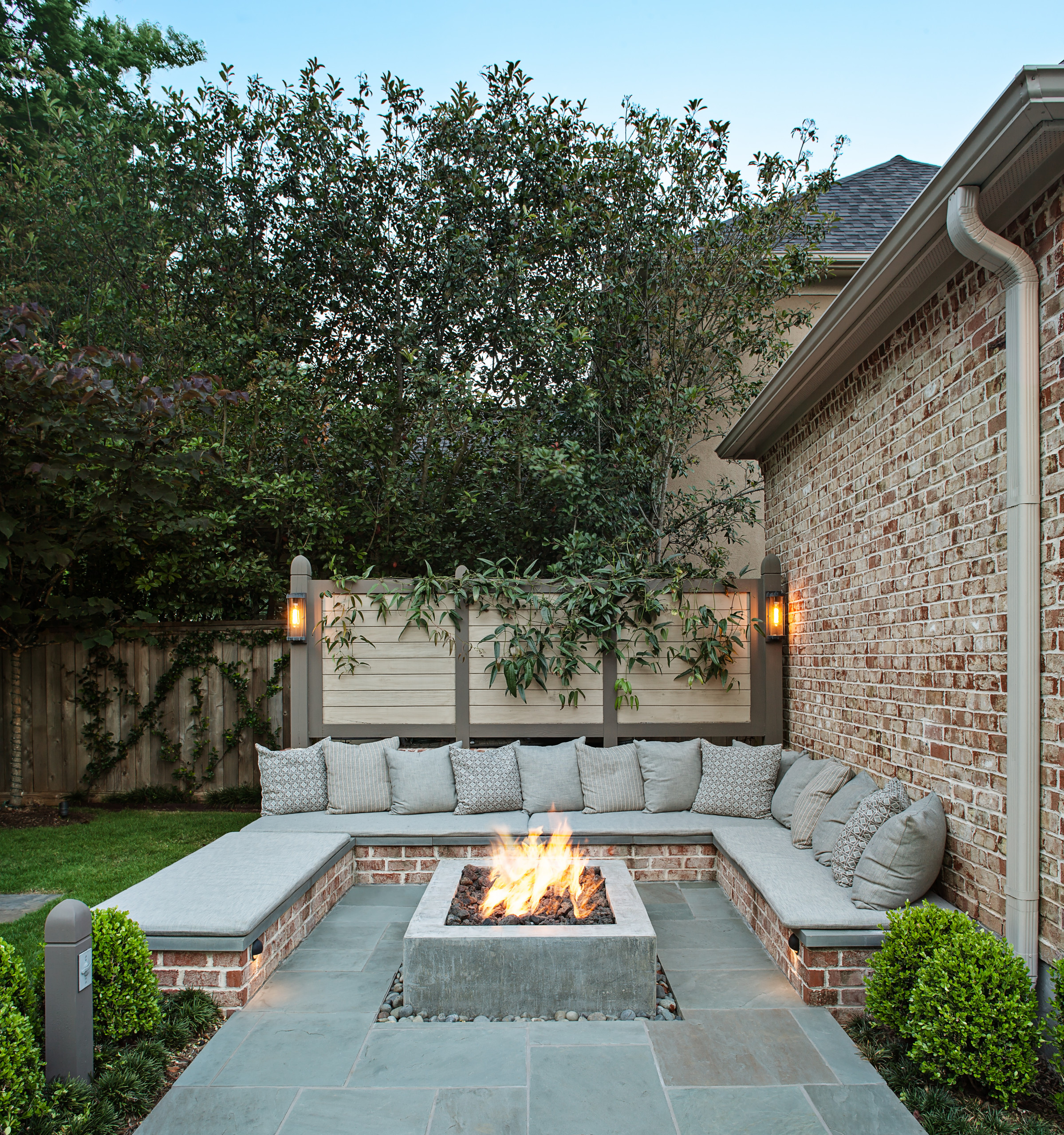 75 Beautiful Stone Patio Pictures Ideas Houzz - Stone Patios For Small Backyards
