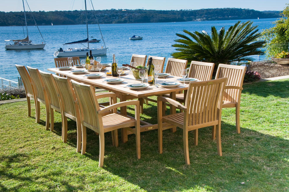 Wintons Teak Berkeley Dining Table Traditional Patio Sydney by