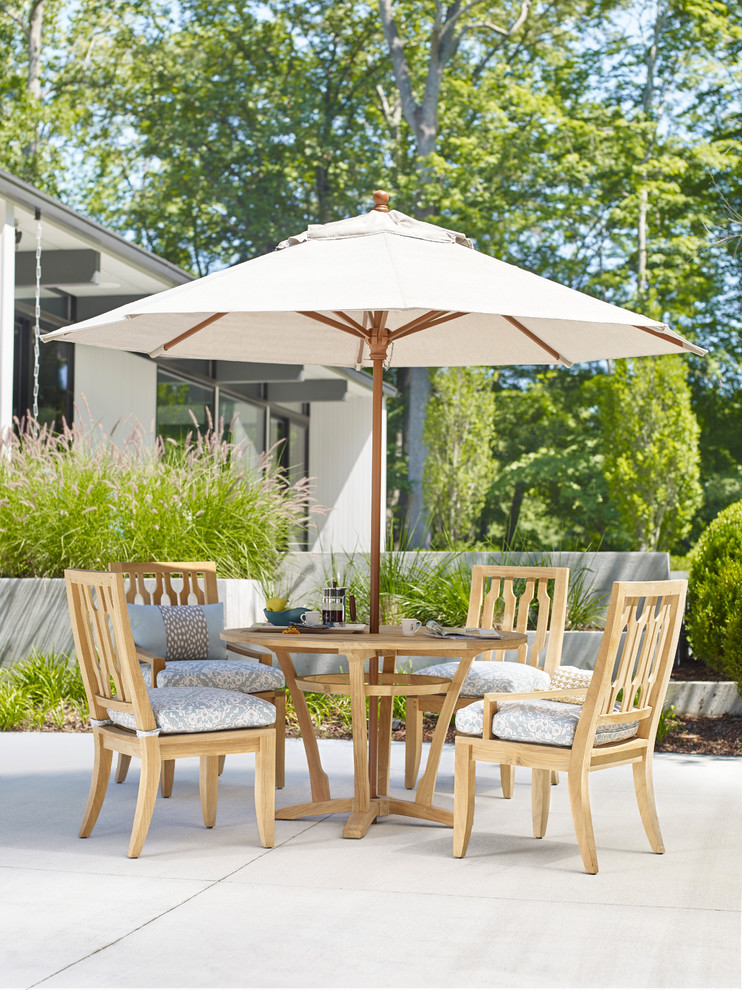 Wood (Teak) Furniture Beach Style Patio Atlanta by