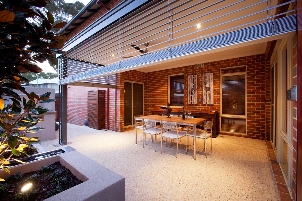 Example of a trendy patio design in Perth