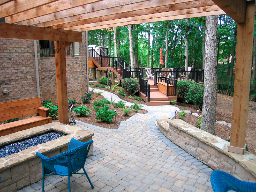 Woodland Retreat Contemporary Patio Charlotte by The Whole