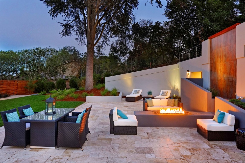 Woodside Hardscape Design - Modern - Patio - San Francisco - by Bekom ...