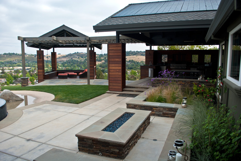 Woodview Place Contemporary Patio San Francisco by Bergez