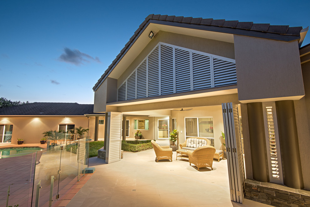 Yatala Outdoor Entertainment Area Contemporary Patio Brisbane