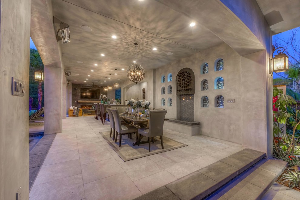 Yorba Linda Mediterranean Patio Orange County by Landcraft