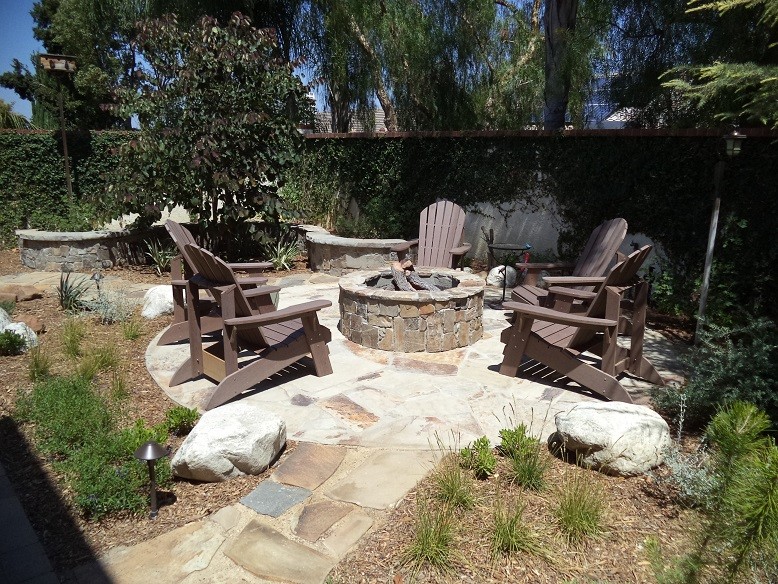 Yorba Linda Craftsman Patio Orange County by Scancelli