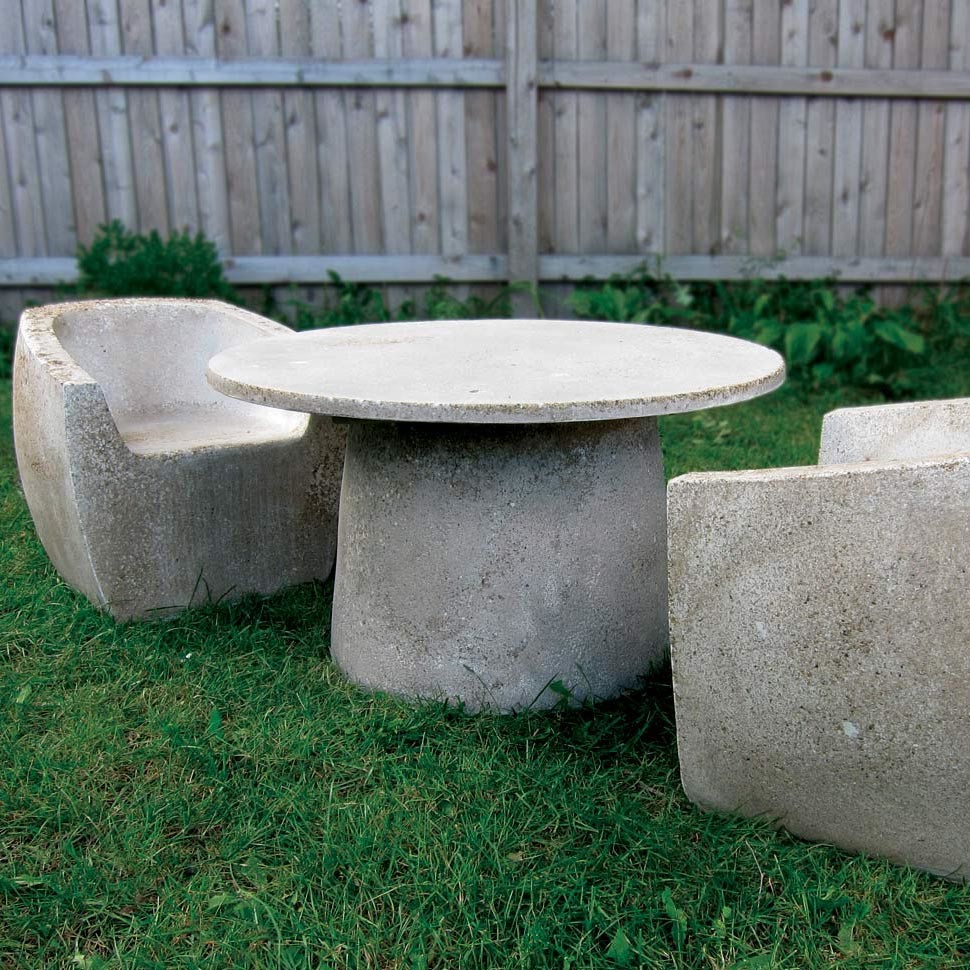 Zachary A. Design Lightweight Fiberglass Outdoor Furniture Modern Patio Atlanta by