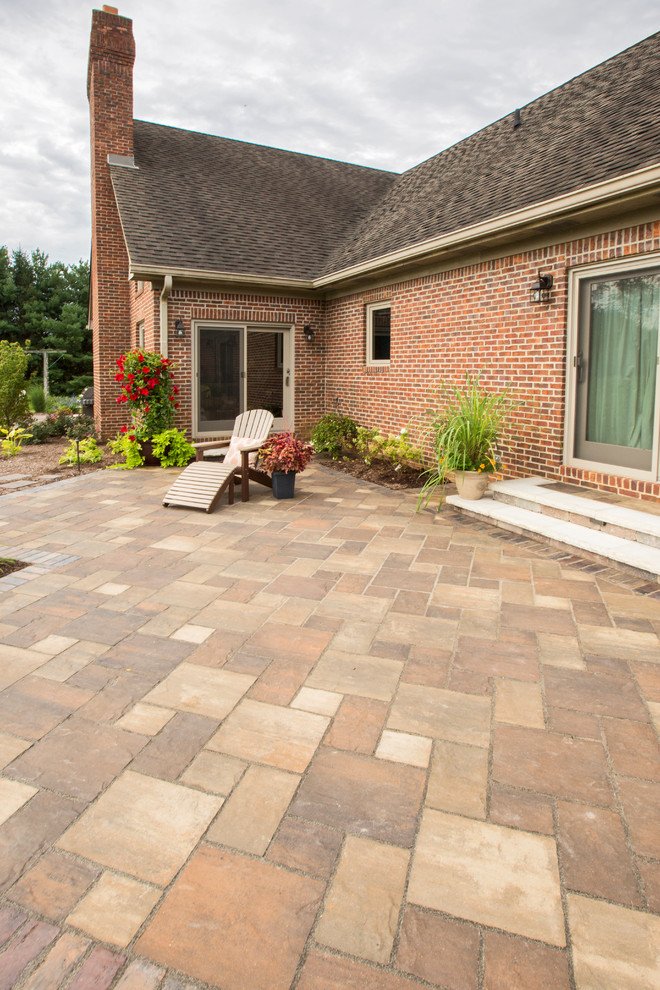Zionsville Indiana Paver Patio Area Rustic Indianapolis By Aspen Outdoor Designs Inc Zionsville Indiana Paver Patio Area, Concrete Tiles Outdoor Indiana