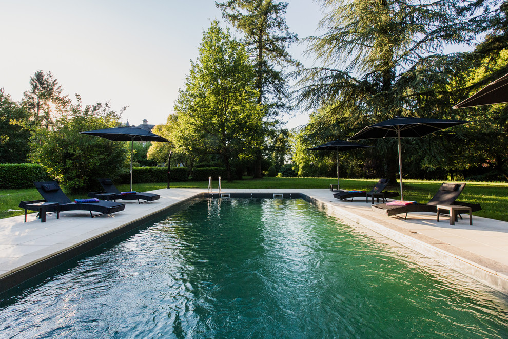 Pool - contemporary pool idea in Bordeaux