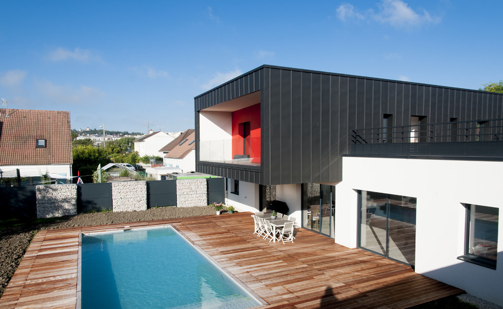 Maison AA - Modern - Pool - Dijon - by Chouette Architecture | Houzz