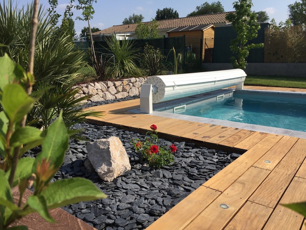 Piscine de 8x4m avec volet hors sol - Modern - Pool - Toulouse - by ...