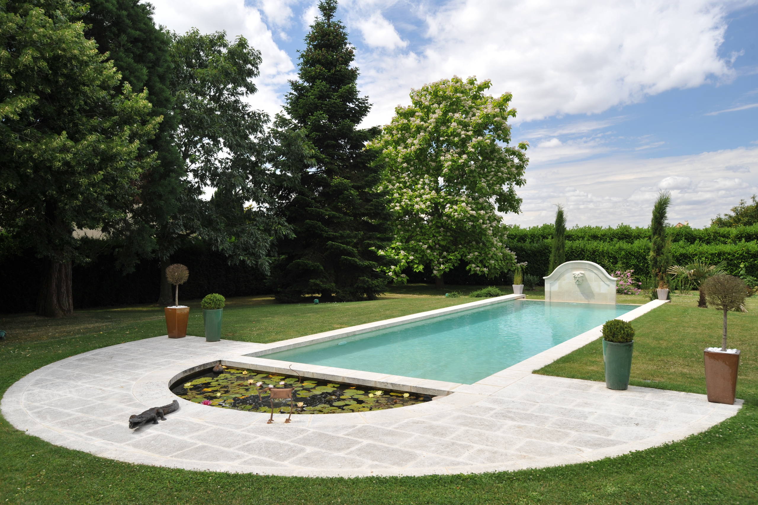 Piscine rectangulaire originale, exemple en photo - Diffazur