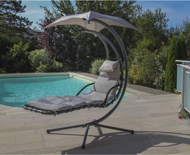 Etna Fauteuil suspendu forme œuf - Contemporary - Swimming Pool & Hot Tub -  Other - by alinea | Houzz IE